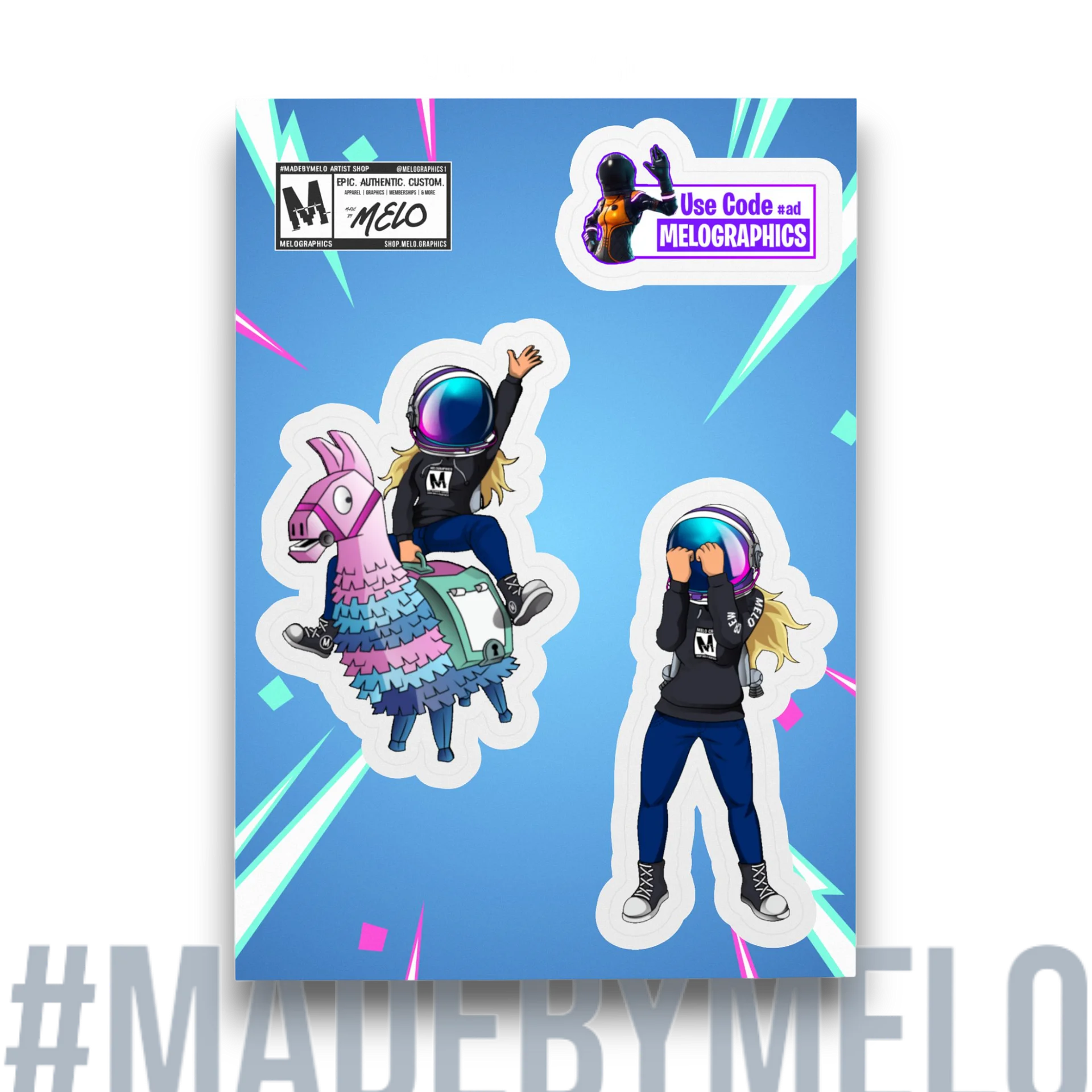 MELO Royale - Stickers (3pcs) | #MadeByMELO product image (2)