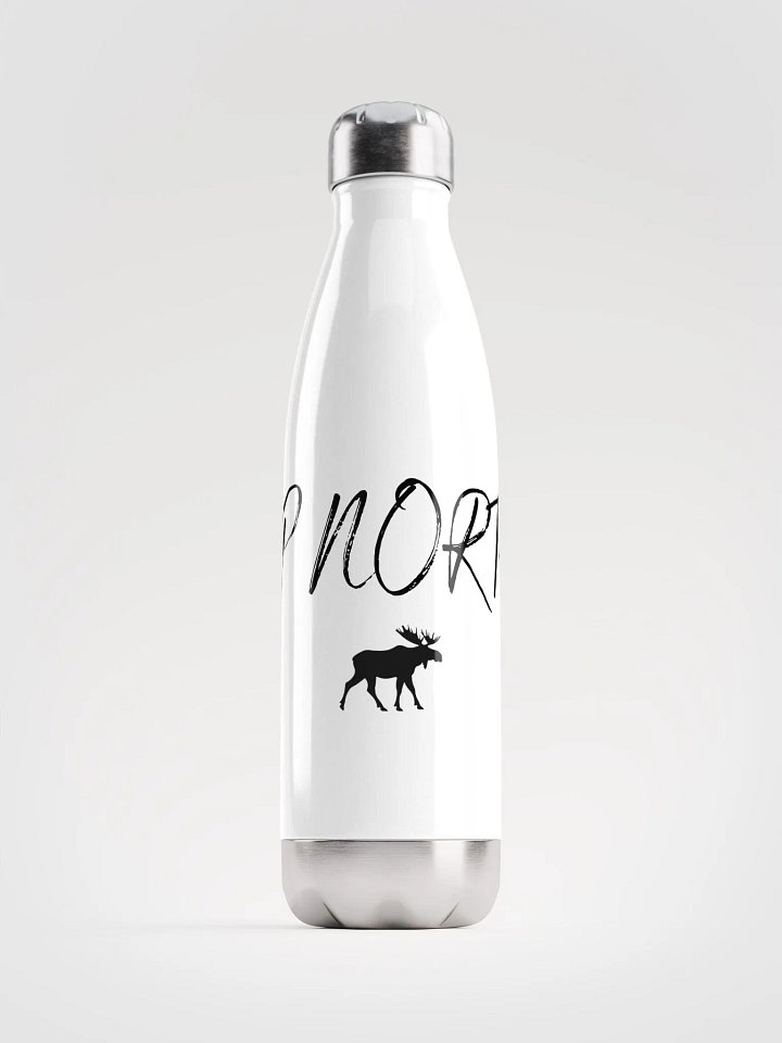 UP NORTH / MOOSE - Stainless Steel Water Bottle product image (1)