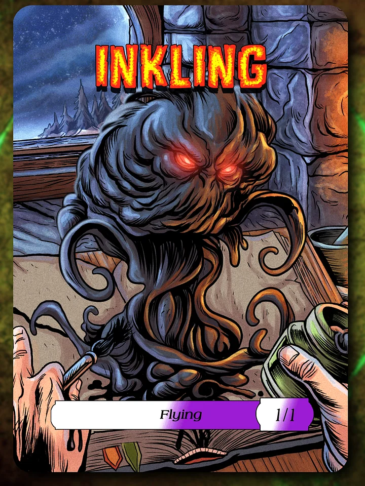 Inkling 1/1 Flying Full Art Token product image (1)