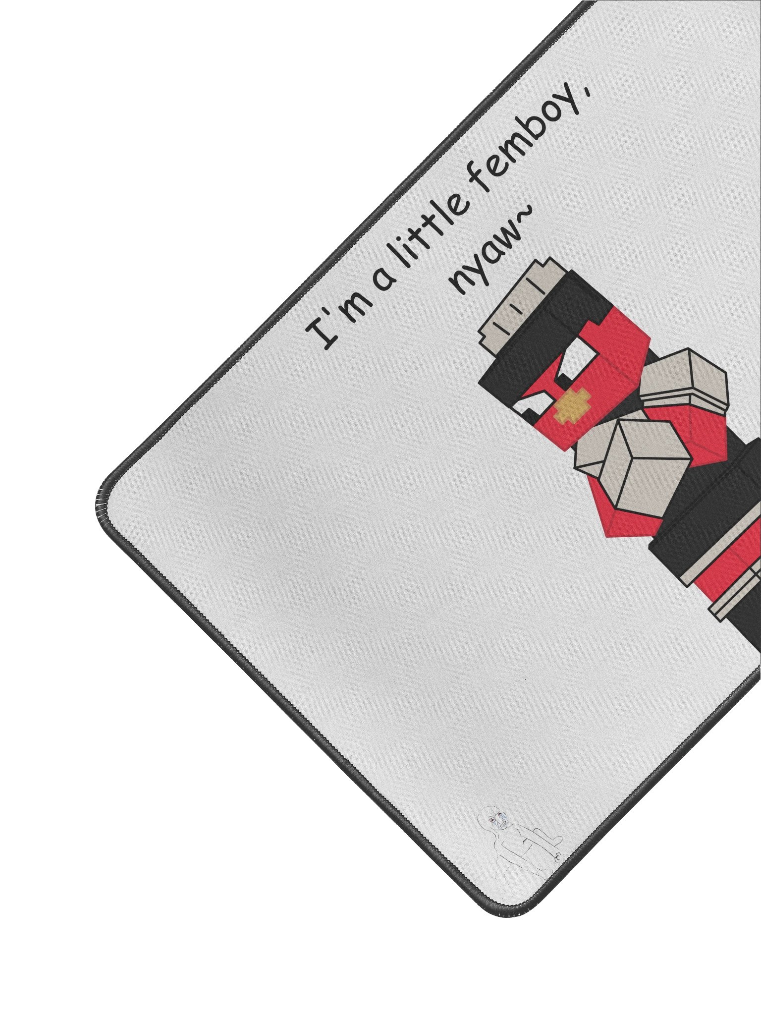 mousepad white product image (2)