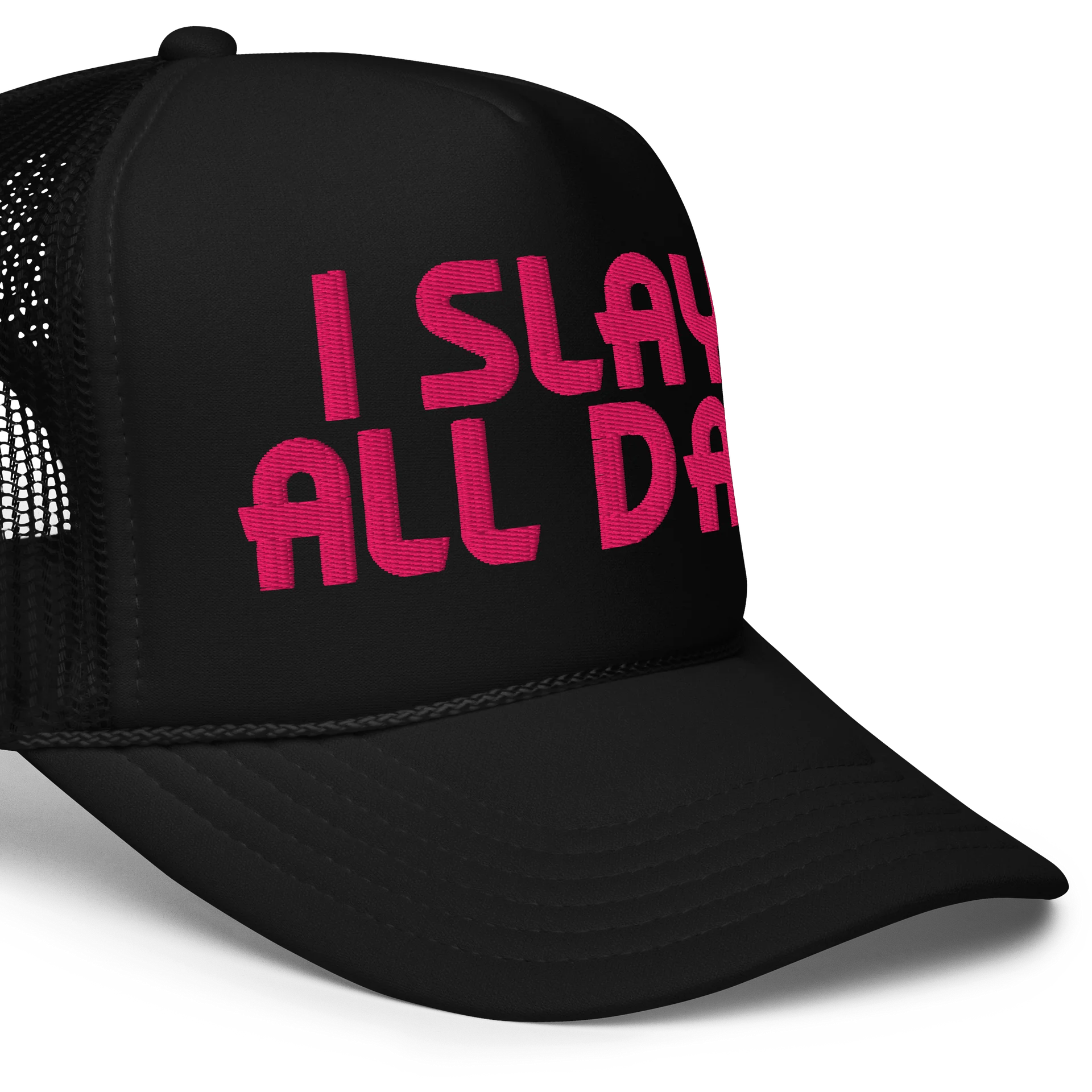I SLAY ALL DAY Foam Trucker Hat product image (12)