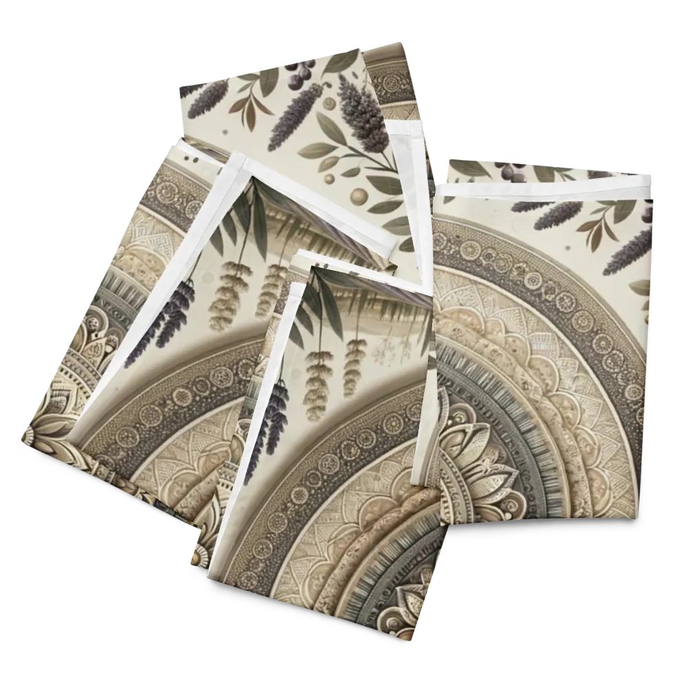 Lavish Botanical Mandala Napkins product image (1)