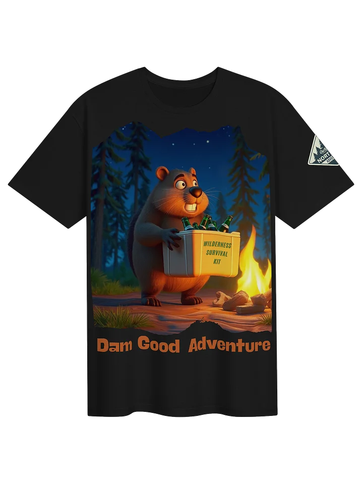Dam Good Adventure Beaver T-Shirt | Wilderness Survival Kit Cooler product image (1)