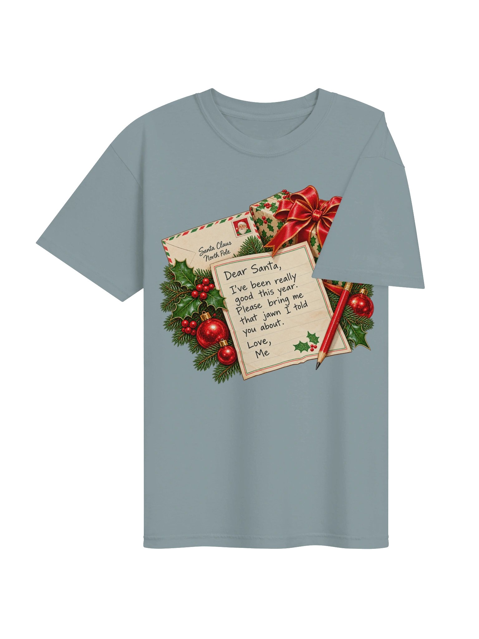 Dear Santa, Bring Me That Jawn – Philly Christmas T-Shirt product image (11)