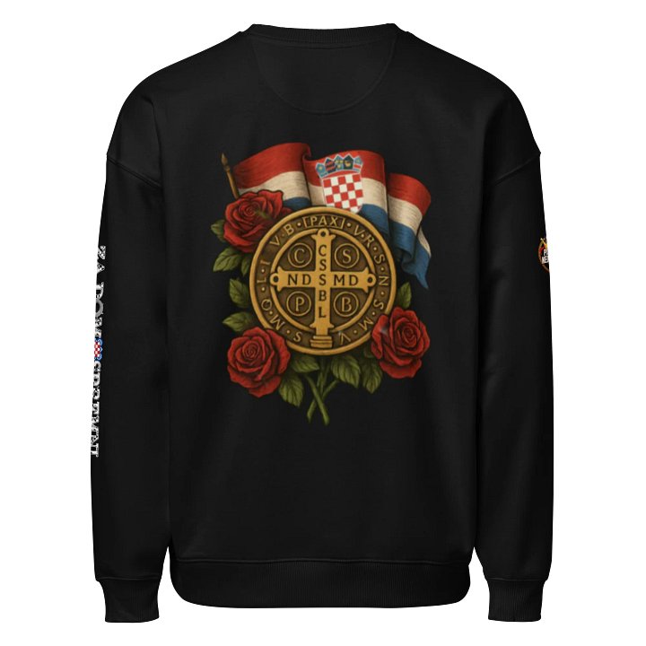 HOS Panter Domovini Vjerna Organic Oversized Sweatshirt product image (2)
