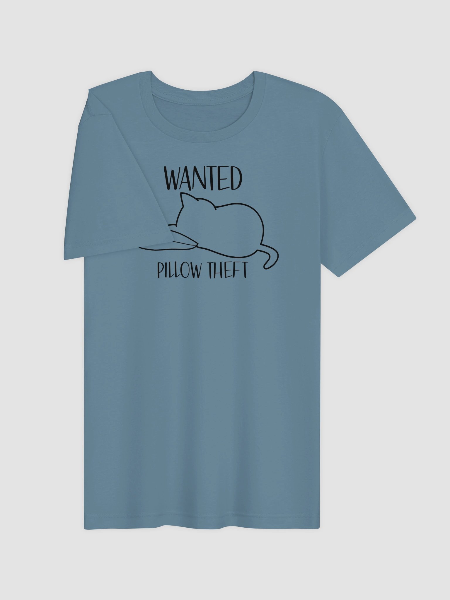 Wanted (Pillow Theft - Black Print) - Unisex Adult Super Soft Lightweight T-shirt product image (2)