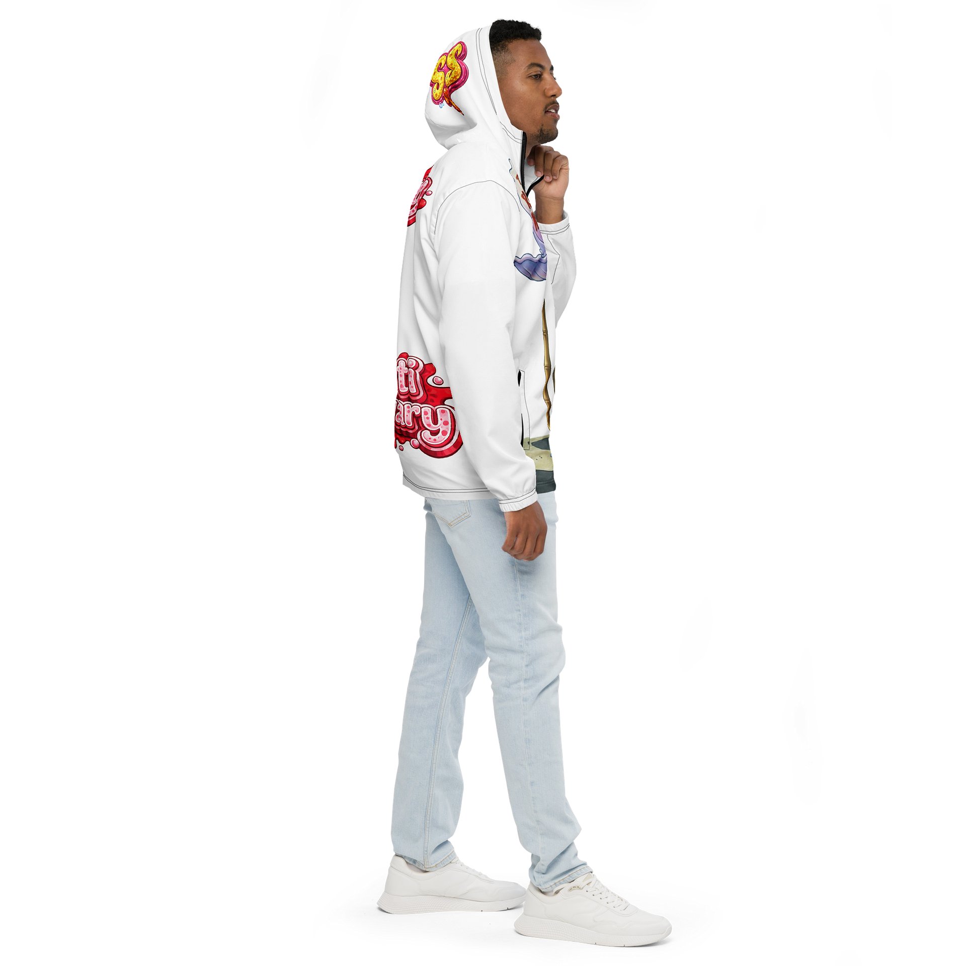 Male Spongy Zip Hoodie — Lowkey Edition product image (4)