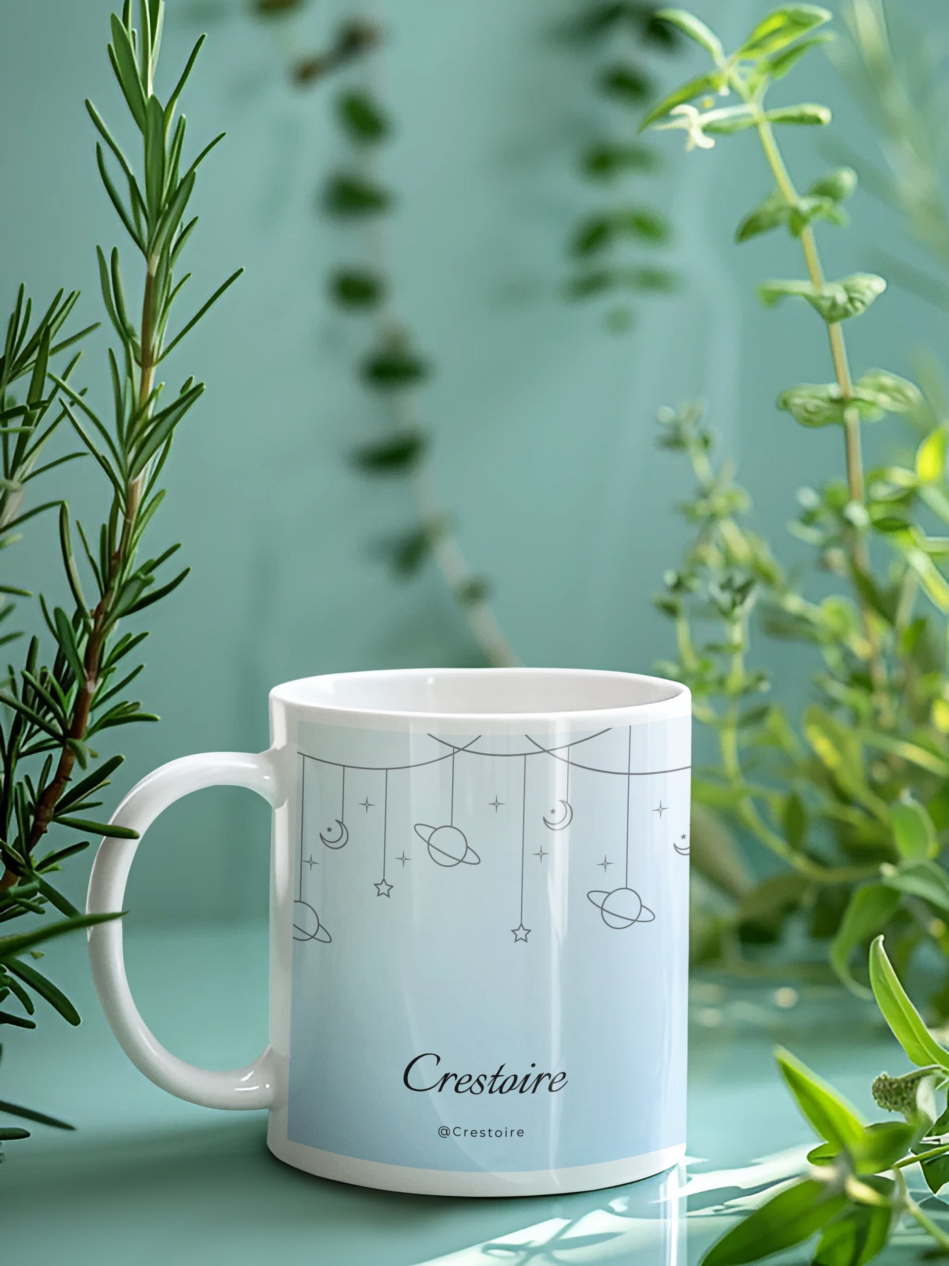 Starry Delight Mug (Blue) product image (1)