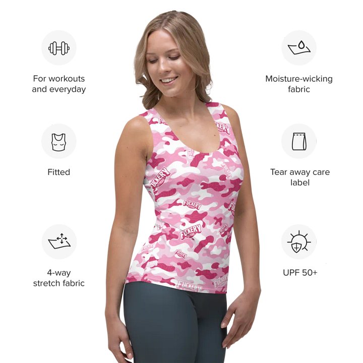 Ladies Fuckey Offroad Tank Top - Pink product image (2)