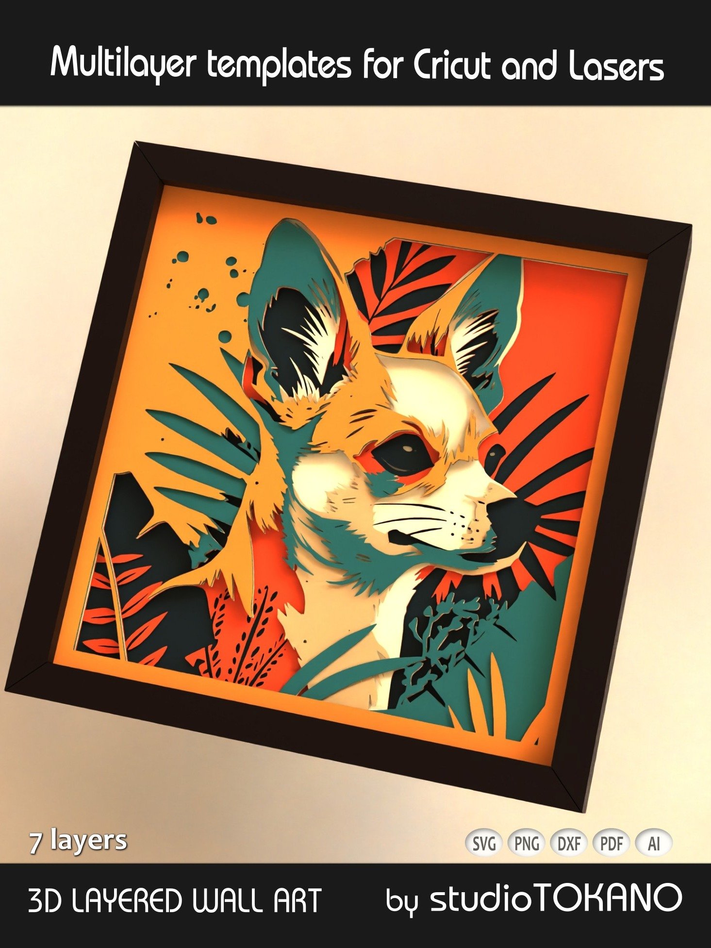 Chihuahua Layered Cut File product image (4)