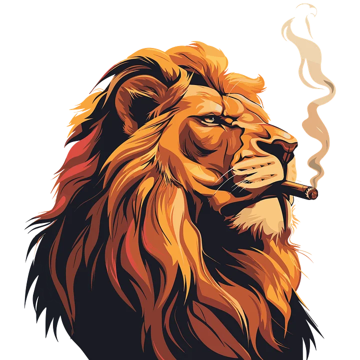 Badass Lion - Cotton T-Shirt product image (2)