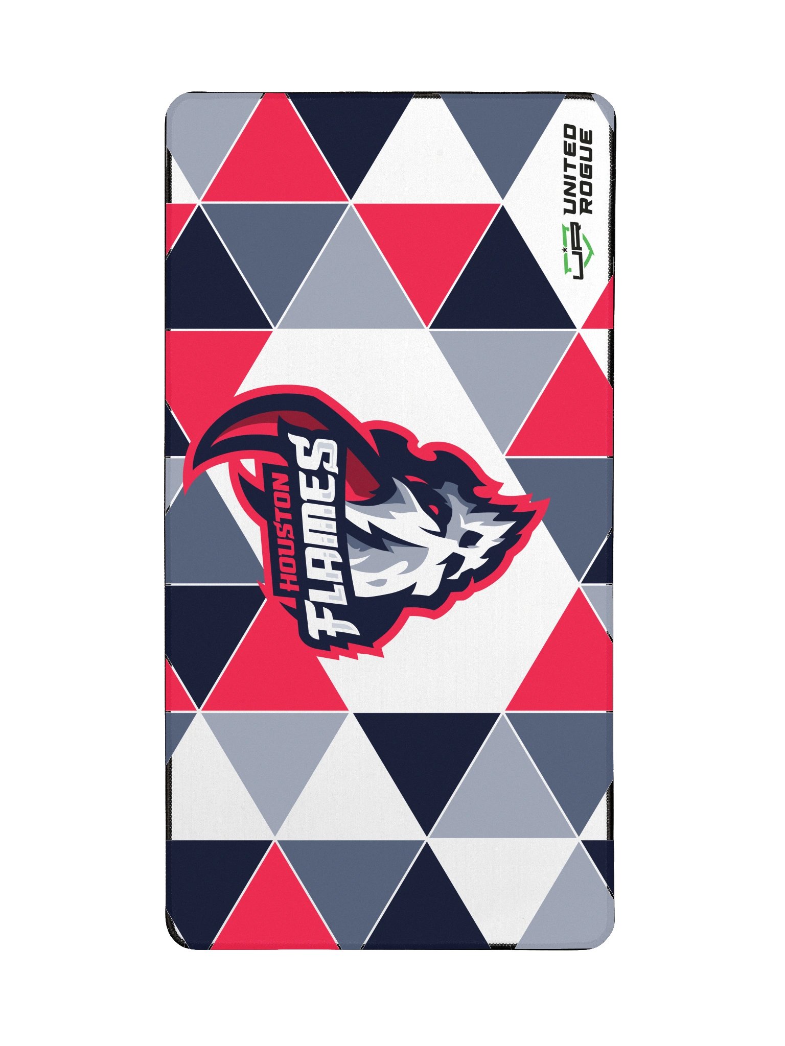 Houston Flames Geometric Desk Mat product image (2)