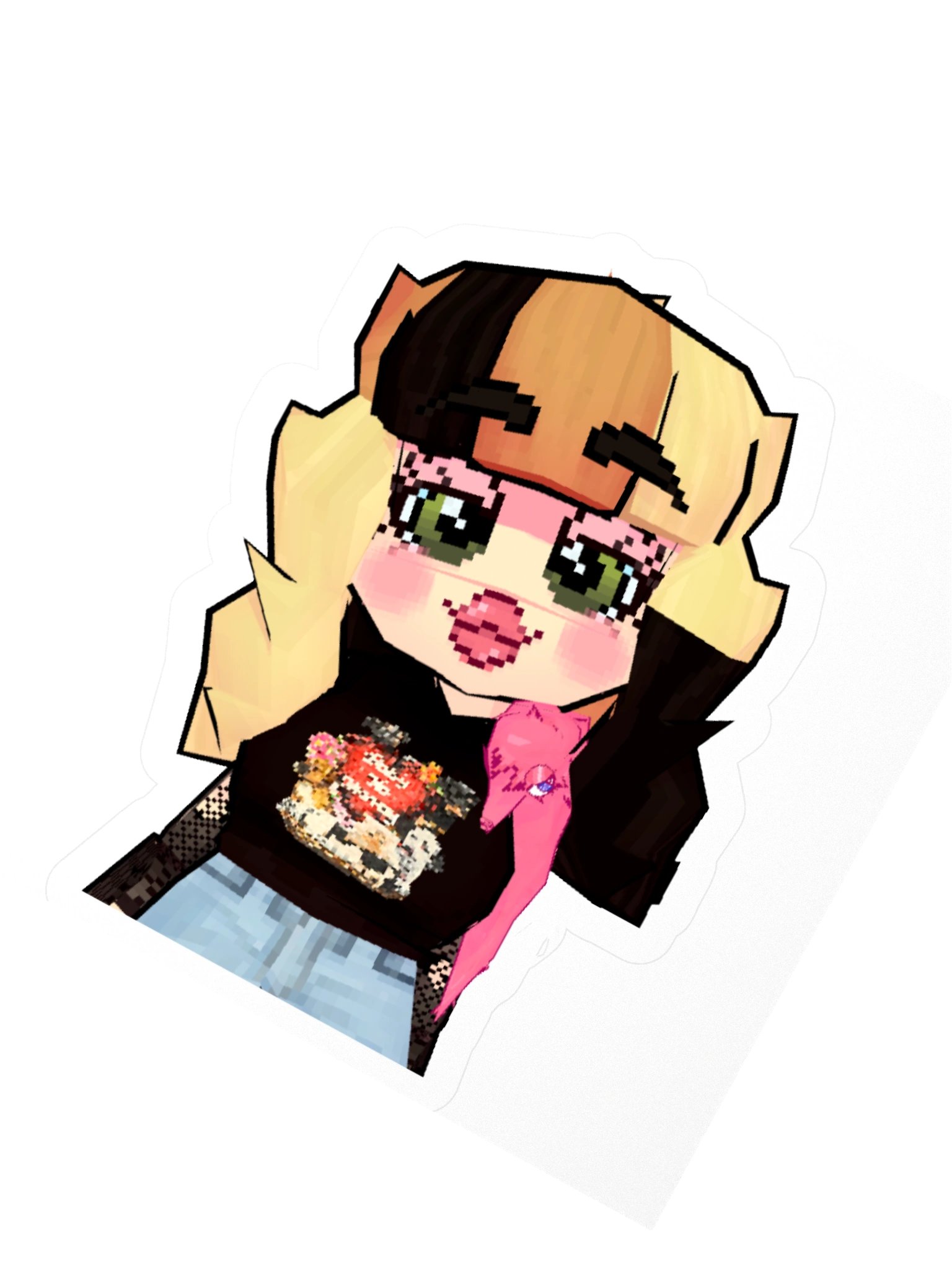 Lil Babe Blue Avatar LowPoly product image (2)