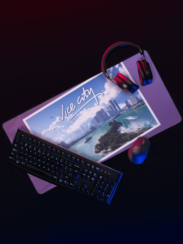 GTA Vice City Leonida Artwork Gaming Desk Mat product image (4)