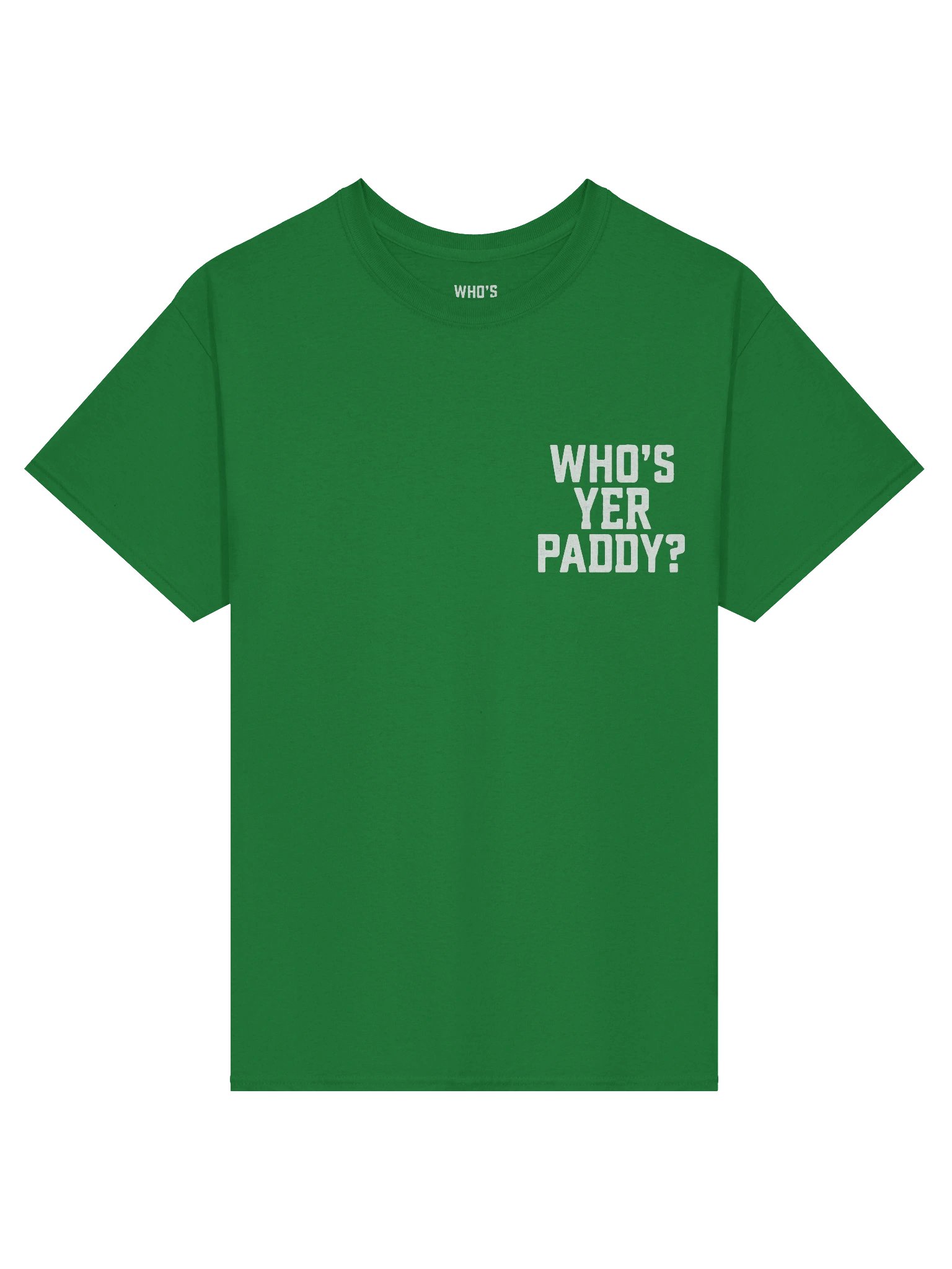 Team Paddy Tee Green / White product image (1)