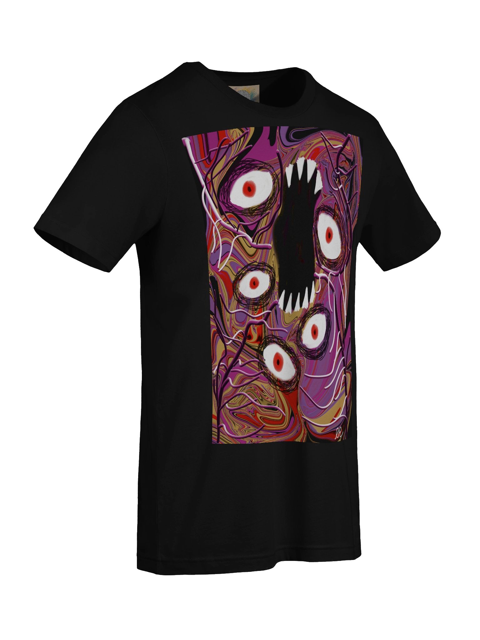 Surreal Chaos Face Graphic Tee product image (7)