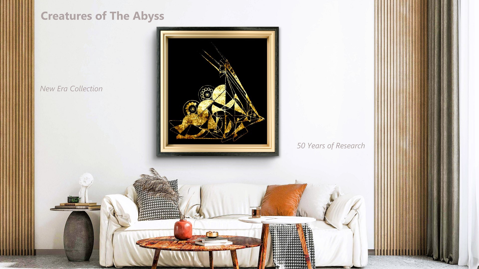 Creatures of the Abyss — Fine Art Print with Frame product image (146)