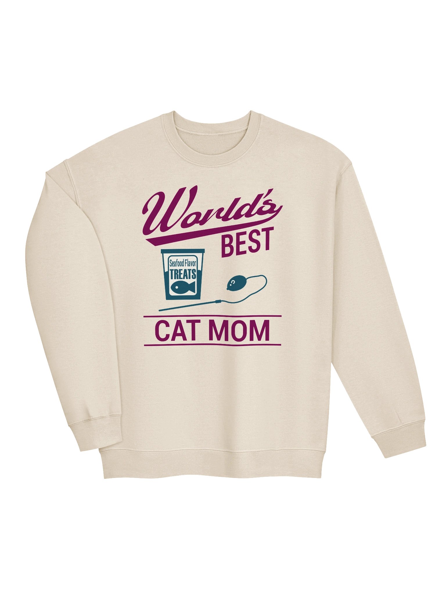 World's Best Cat Mom - Unisex Adult Sweatshirt product image (23)