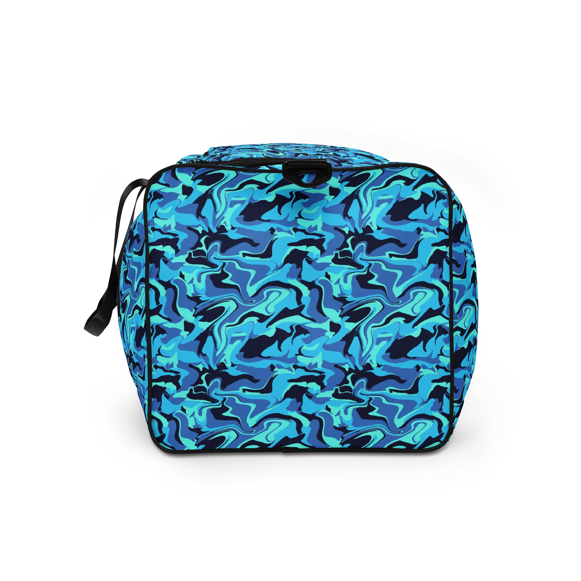 Camouflage Blue Waves | Gym Duffel Bag. product image (9)