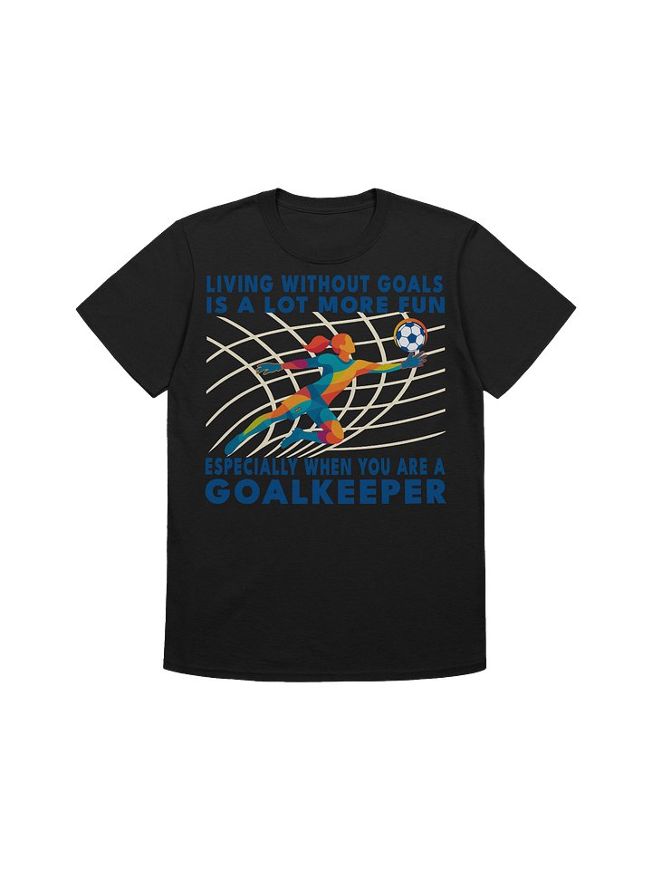 Living Without Goals — Goalkeeper Dive Tee product image (1)