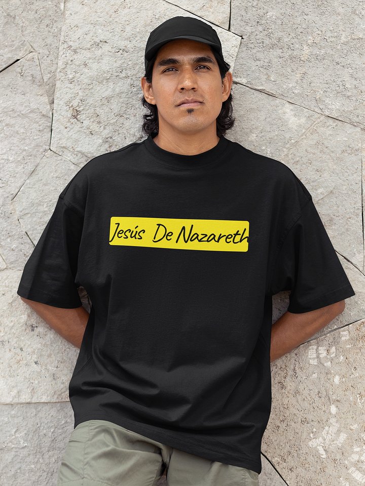 Jesús de Nazareth – Mateo 20:28 | Streetwear con Propósito | Selah | Oversized product image (1)