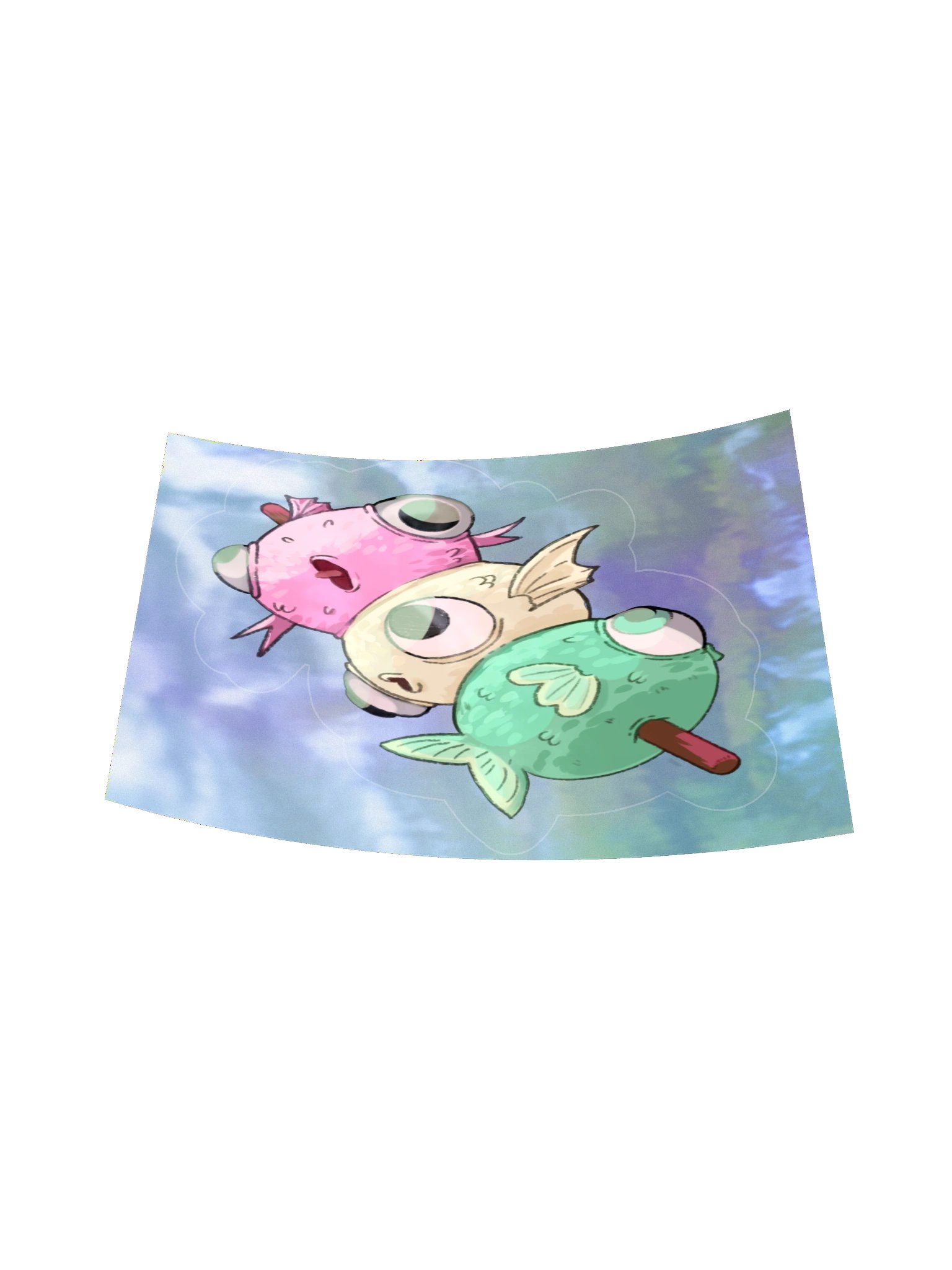 Lumpsucker Dango Holographic Sticker product image (6)