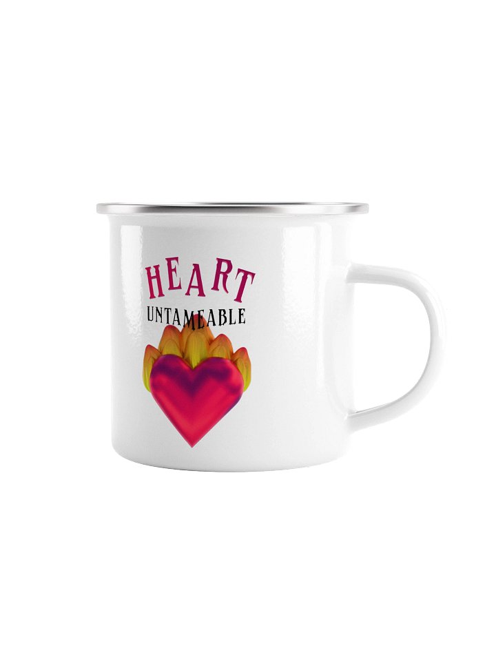 Heart Untameable enamel mug product image (1)