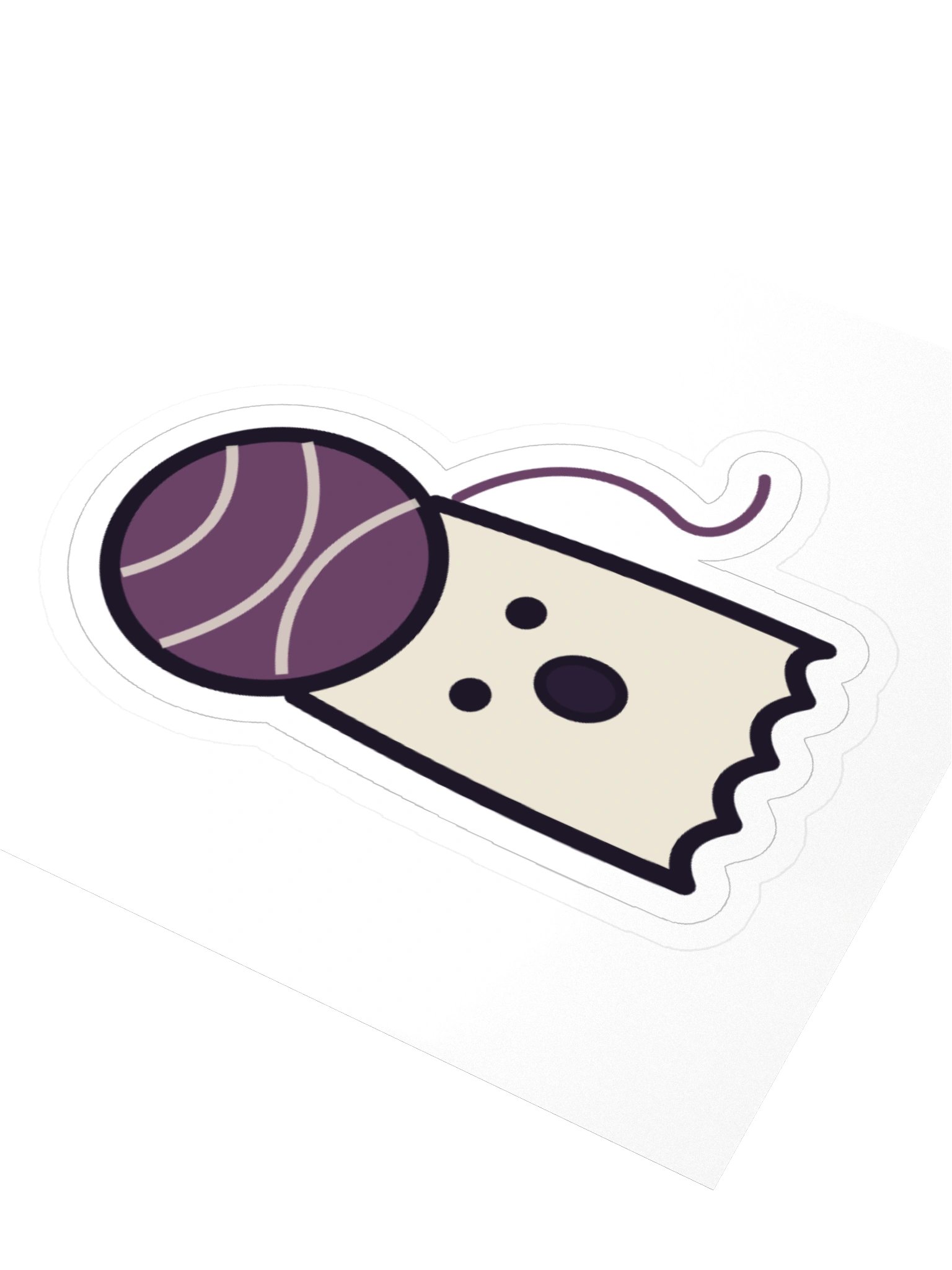 Tangle-Ghost Zombie Cat Laptop Sticker product image (3)