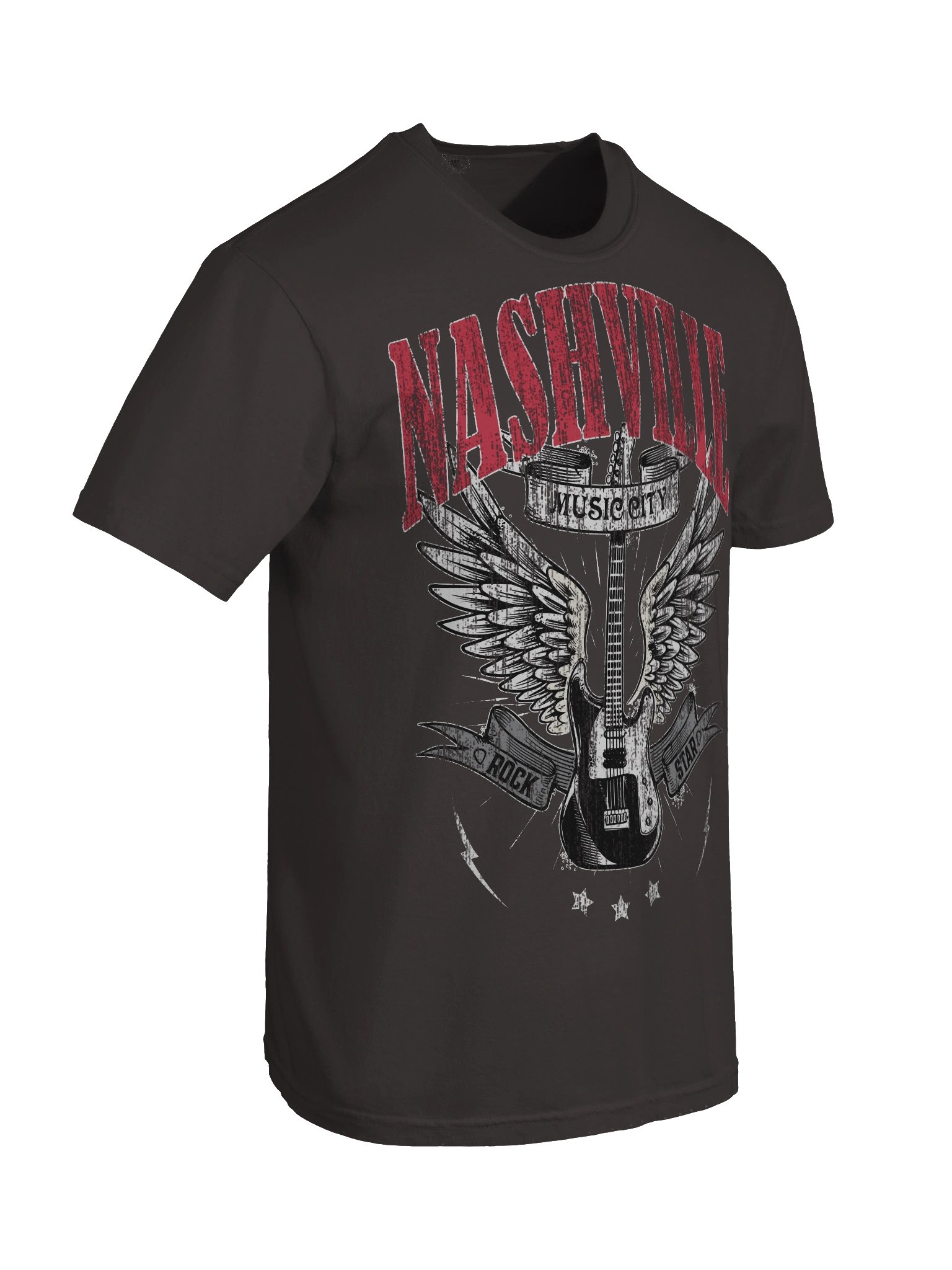 Nashville Music City Shirt – Vintage Guitar Rock Star Graphic Tee Tennessee product image (9)