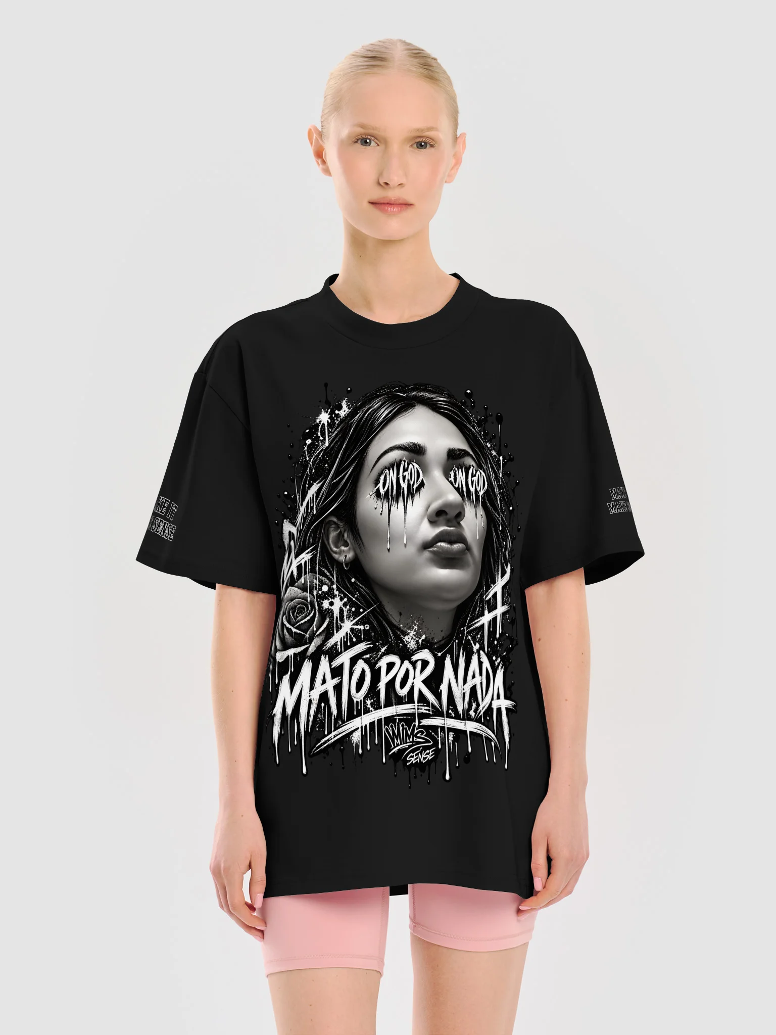 ON GOD Graffiti Face T-Shirt product image (18)