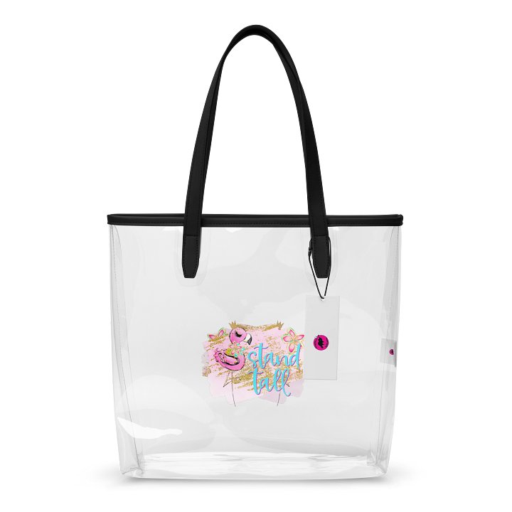 Regal Flamingo Clear Tote Bag product image (1)
