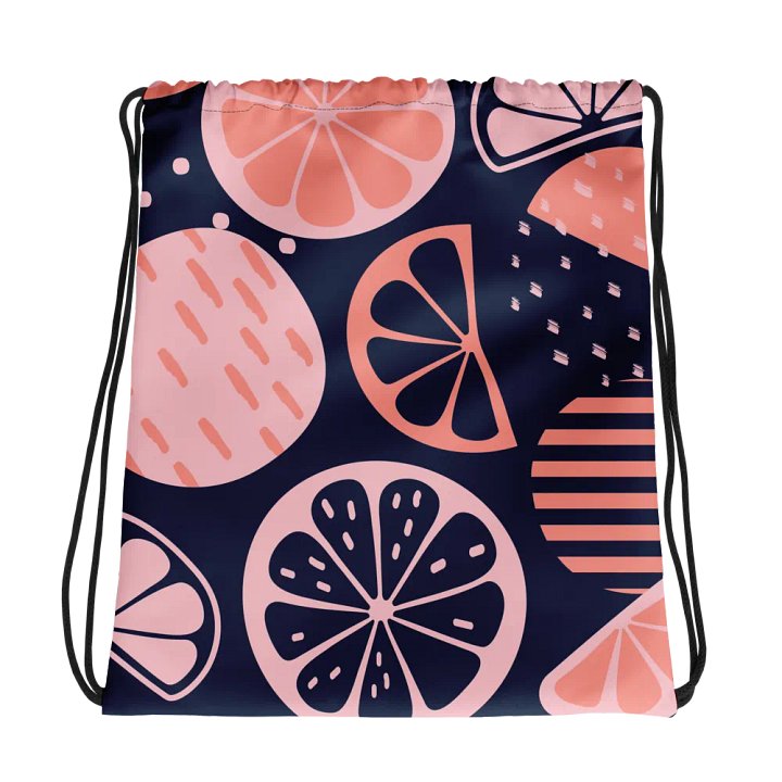 Citrus Burst Drawstring Backpack product image (1)
