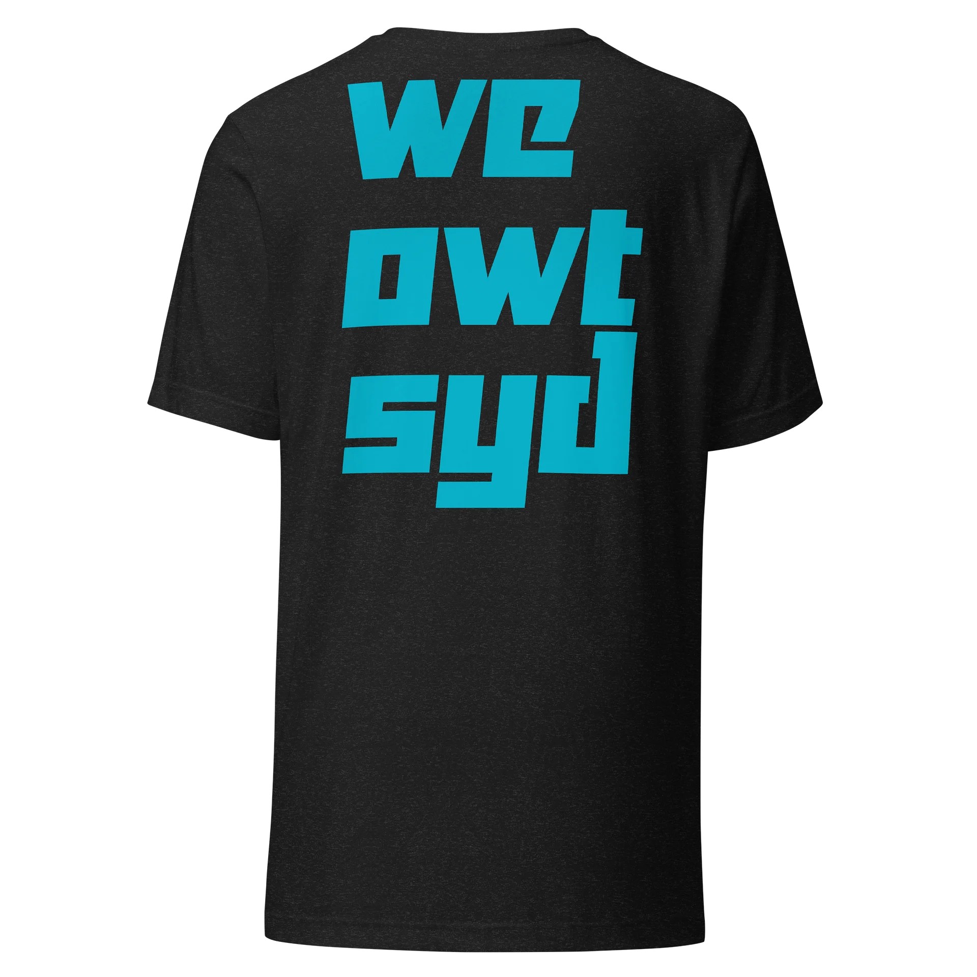 WeOwtsyd Premium T-Shirt - Chest Logo - Black Teal product image (4)