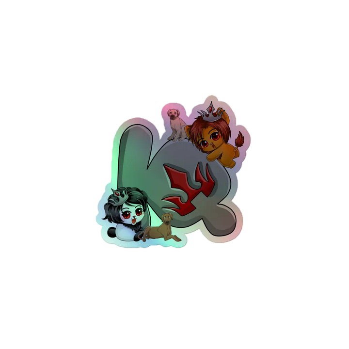 KQ Logo Holographic Sticker product image (2)