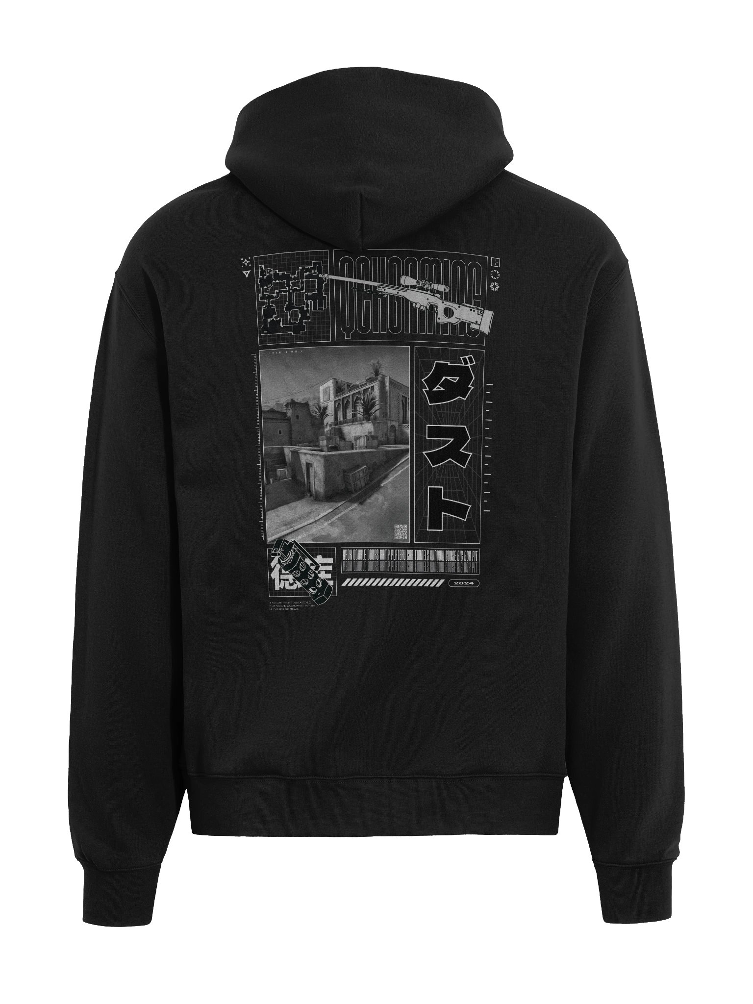 QCK x Dust 2 Hoodie - Black product image (5)