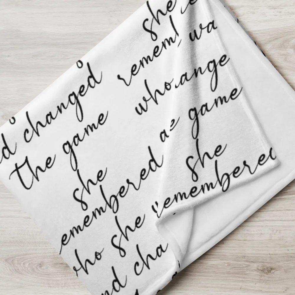 She Remembered Blanket product image (8)