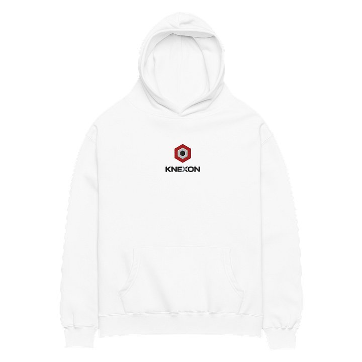 KNEXON Full Logo Alternate Premium Hoodie - White product image (4)