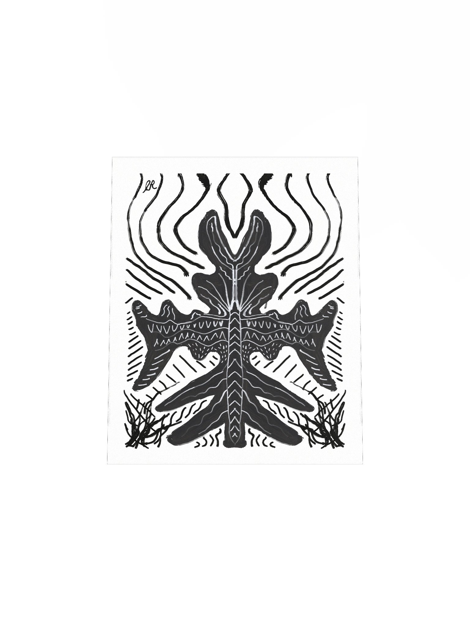 The Thoughtform Matte Poster Print/Dark Gothic Home Decore by Eric Ravenwolf product image (13)