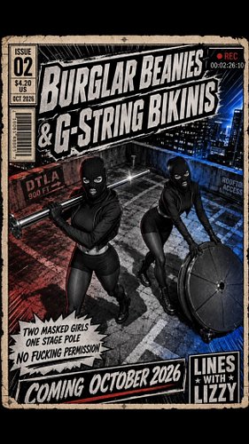 CASE FILE 002
🚨 SURVEILLANCE RECOVERED 🚨

Two suspects
One suspiciously large piece of chrome
A downtown Los Angeles rooftop....