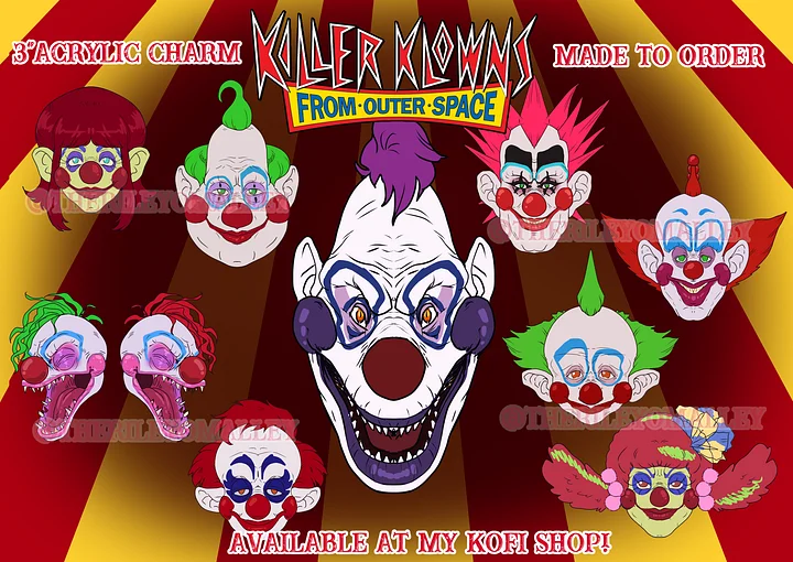 KILLER KLOWNS FROM OUTER SPACE CHARMS product image (1)