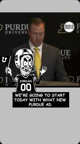 For whatever reason Jordan didn’t realize how bad the new Purdue AD messed up