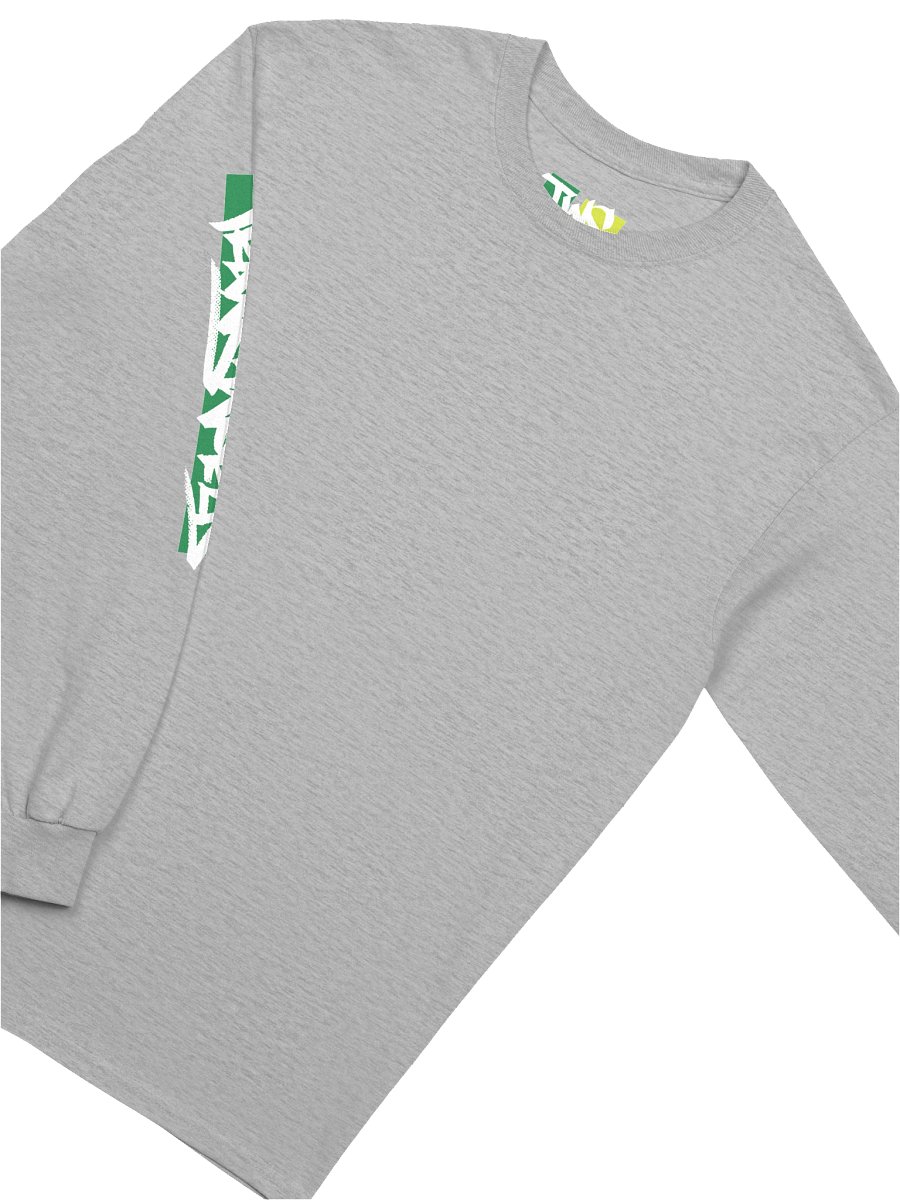 Eli Morgan Gesner Handstyle Heather Gray Longsleeve T-Shirt product image (4)