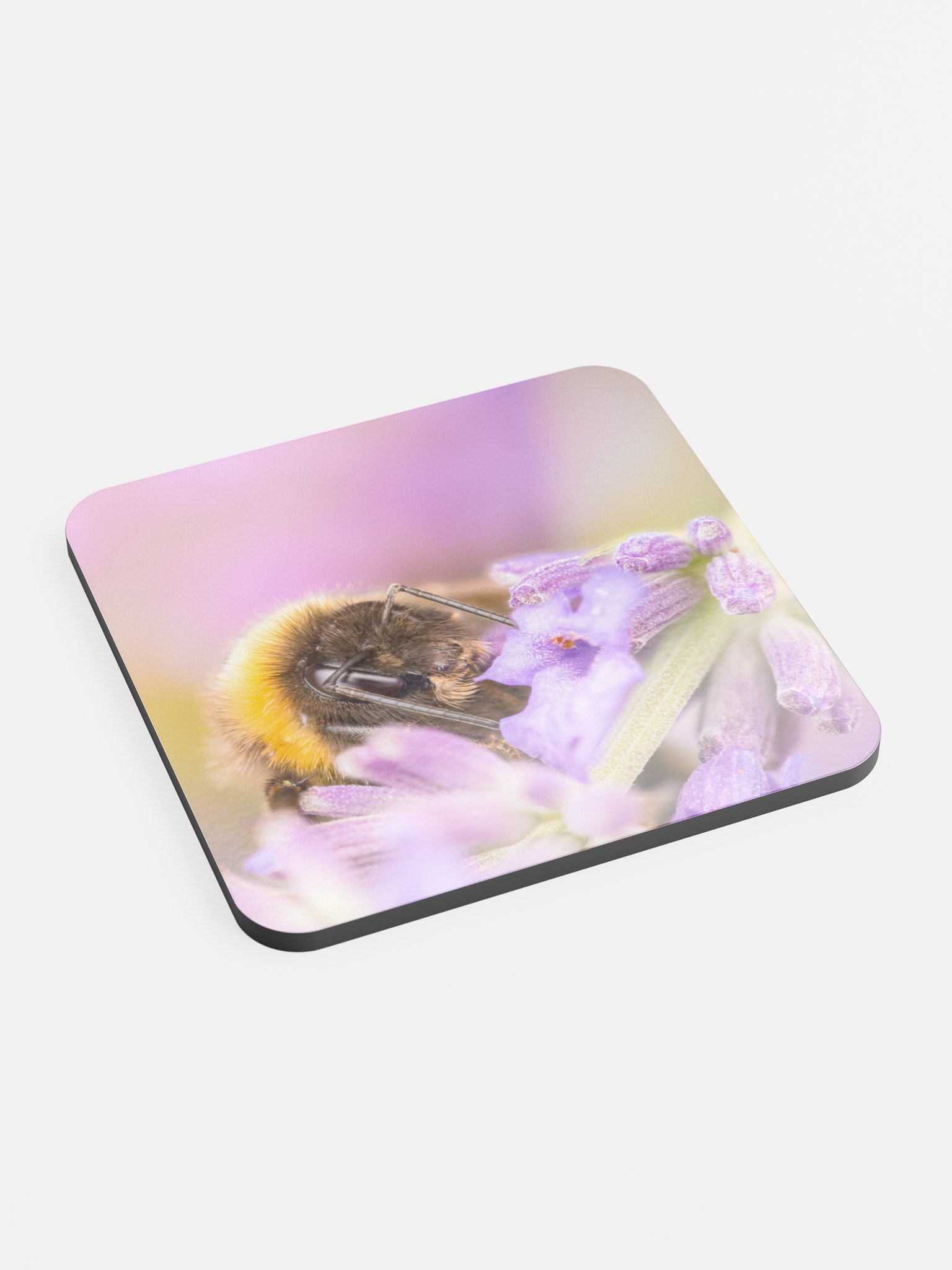 Bee and Lavender Coaster product image (2)