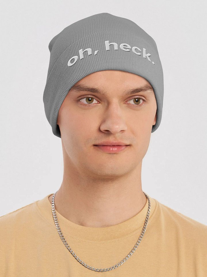 Otto Embroidered Oh Heck Knit Beanie product image (7)