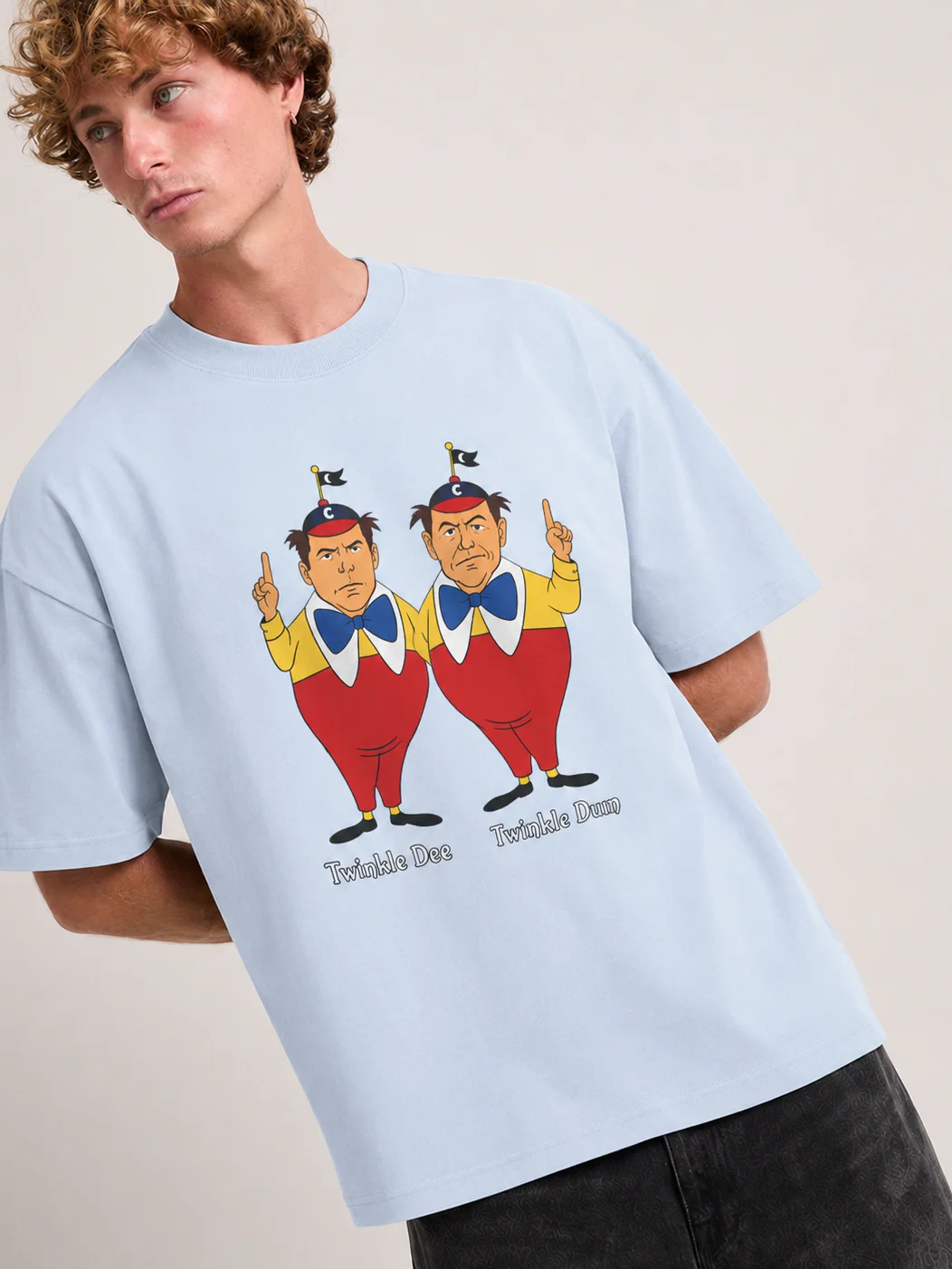 Twinkle Dee Twinkle Dum Shirt – Playful Matching Graphic Tee product image (3)