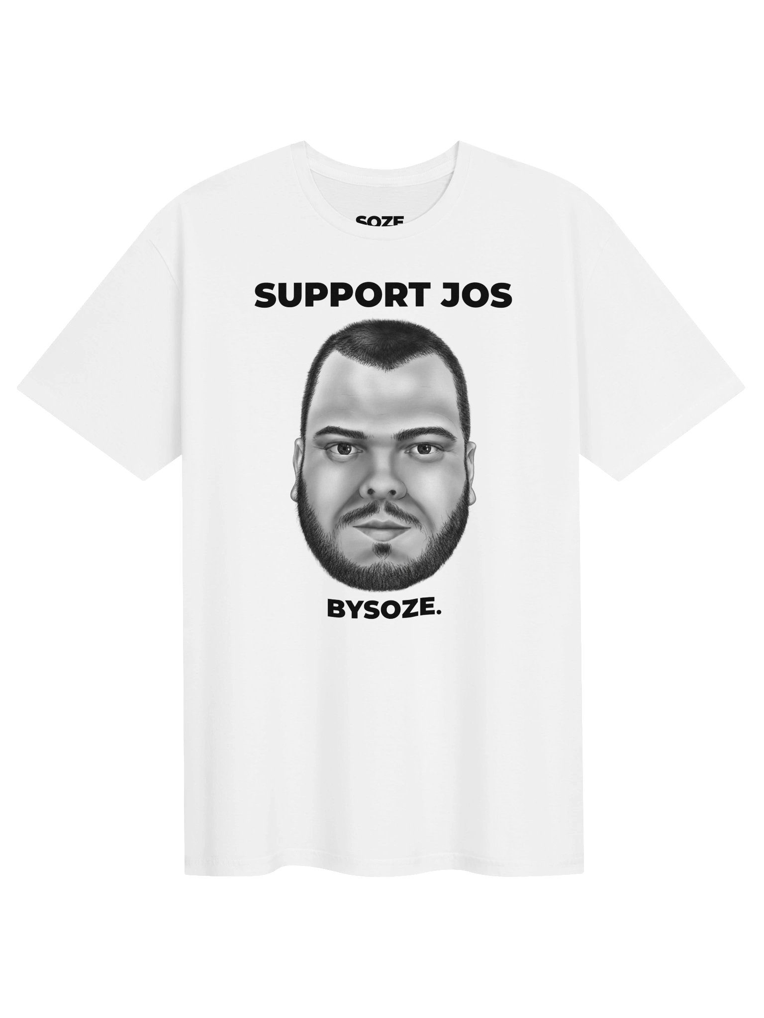 Support Jos T-Shirt – Wit product image (1)