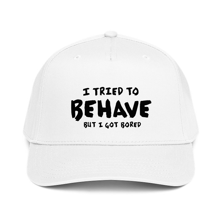 I Tried (white) - Baseball Cap product image (1)