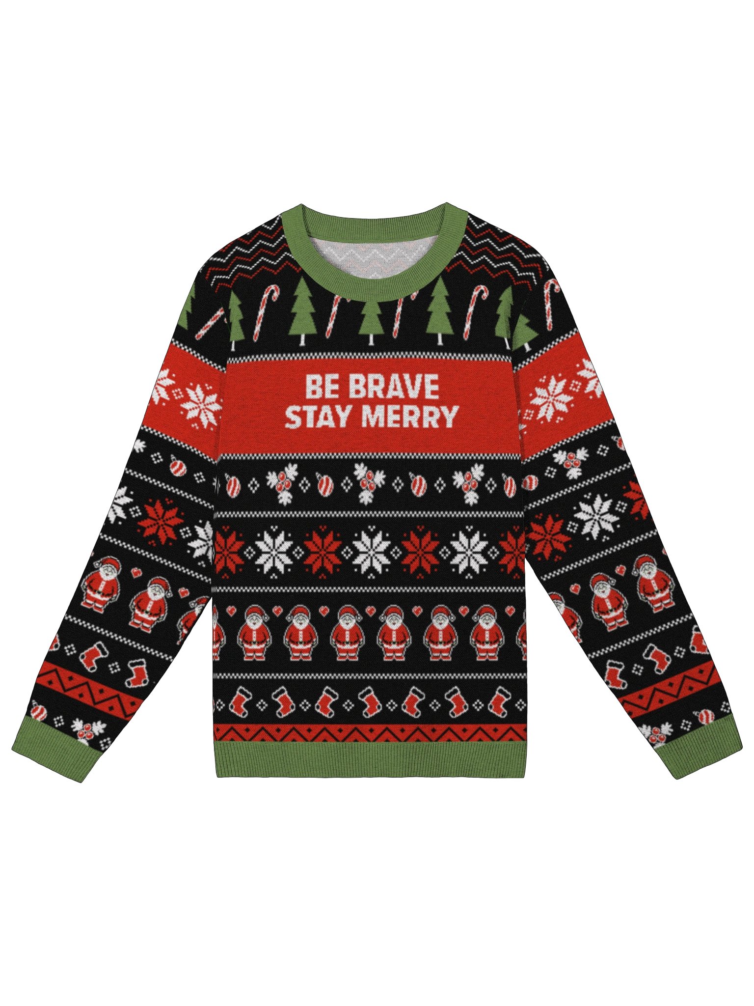 Be Brave Stay Merry Holiday Sweater product image (1)