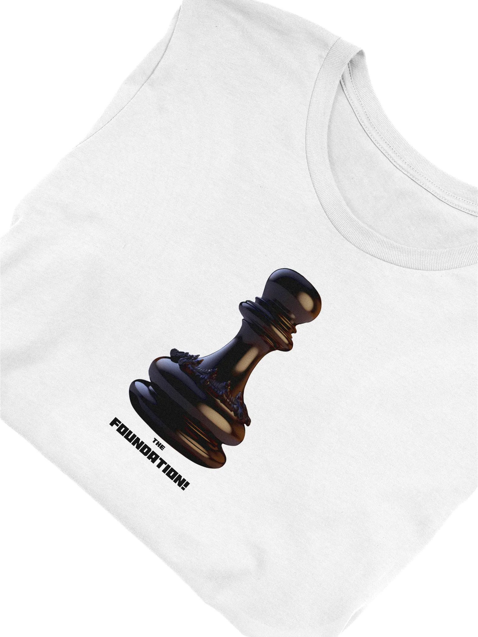 Glossy Black Pawn Chess Piece T-Shirt product image (57)