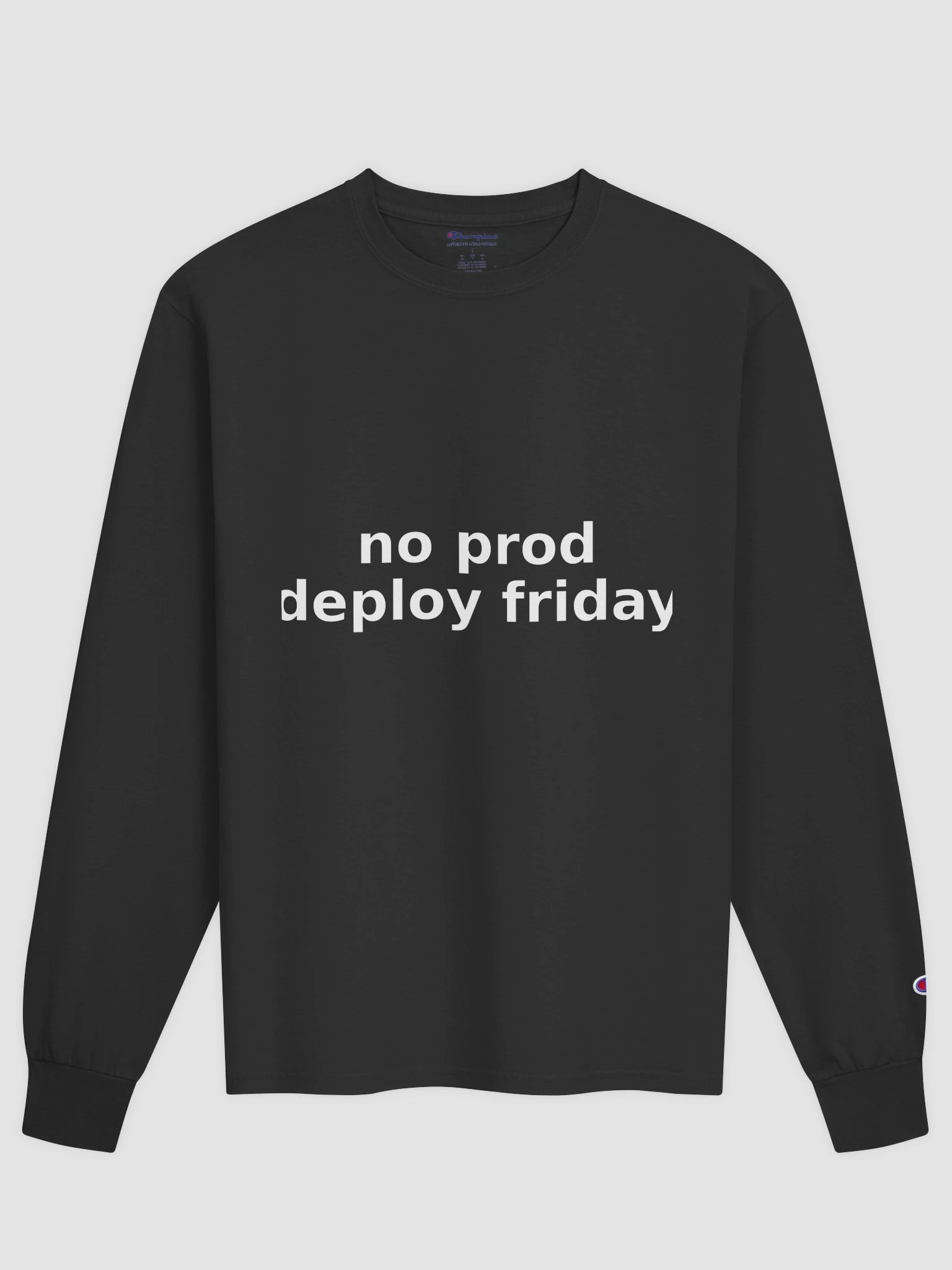 No Prod Deploy Friday Long Sleeve product image (1)